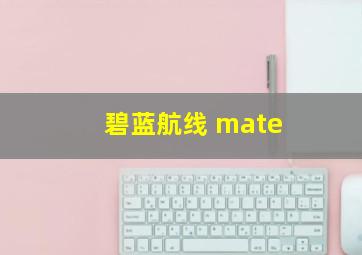 碧蓝航线 mate